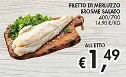 Maxi Coal Filetto di merluzzo Brosme salato offerta