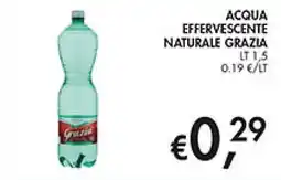 Maxi Coal Acqua effervescente naturale Grazia offerta