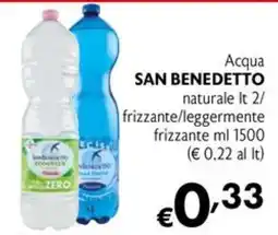 Eurospesa Acqua SAN BENEDETTO naturale offerta
