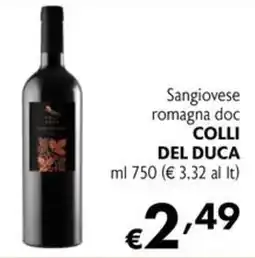 Eurospesa Sangiovese romagna doc Colli del Duca offerta