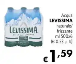Eurospesa Acqua Levissima offerta