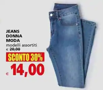 Il Gigante Jeans Donna Moda offerta