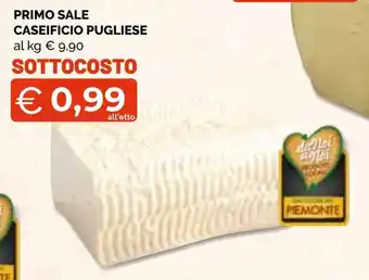 Primo sale caseificio pugliese