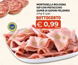 Mercatò Big Mortadella Bologna IGP con pistacchio Saper di Sapori Felsineo offerta