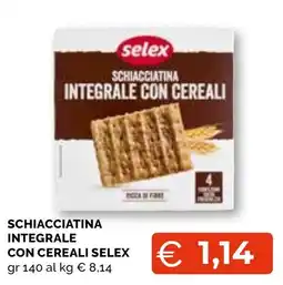 Mercatò Big Schiacciatina integrale con cereali Selex offerta