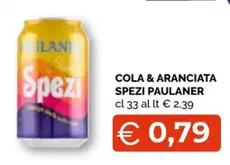 Mercatò Big Cola & aranciata Spezi Paulaner offerta
