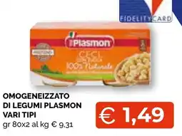 Mercatò Big Omogeneizzato di legumi Plasmon offerta