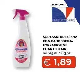 Mercatò Big Sgrassatore spray con candeggina Chanteclair offerta