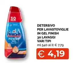 Mercatò Big Detersivo per lavastoviglie in gel Finish offerta