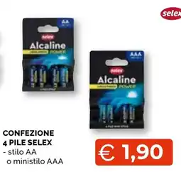 Mercatò Big Pile Selex Alcaline offerta