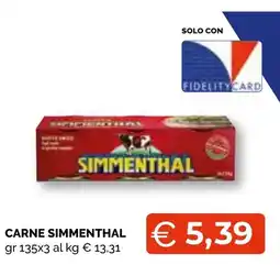 Mercatò Big Carne Simmenthal offerta