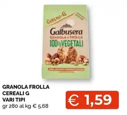 Mercatò Big Granola frolla cereali g offerta