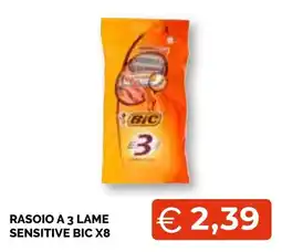 Mercatò Big Rasoio a 3 lame sensitive bic offerta