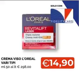 Mercatò Big Crema viso L'Oréal offerta