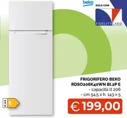 Mercatò Big Frigorifero Beko offerta