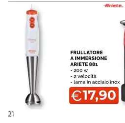 Mercatò Big Frullatore a immersione Ariete 881 offerta