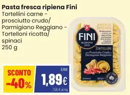 Coop famiglia cooperativa Tortellini carne Fini offerta