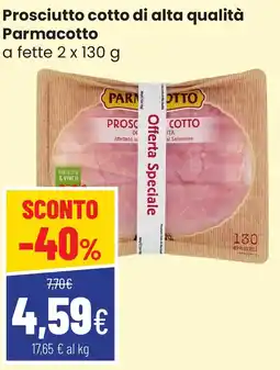 Coop famiglia cooperativa Prosciutto cotto Parmacotto offerta