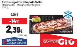 Coop famiglia cooperativa Pizza surgelata alla pala Svila offerta