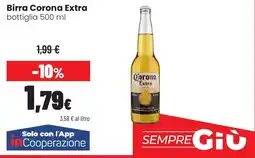 Coop famiglia cooperativa Birra Corona Extra offerta