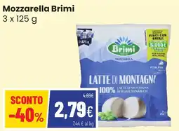 Coop famiglia cooperativa Mozzarella Brimi offerta