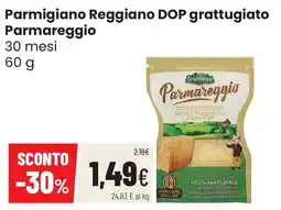 Coop famiglia cooperativa Parmareggio Parmigiano Reggiano DOP grattugiato offerta