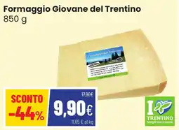 Coop famiglia cooperativa Formaggio Giovane del Trentino offerta
