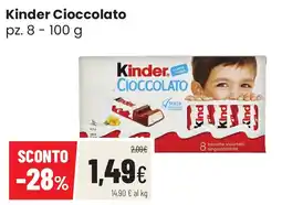 Coop famiglia cooperativa Kinder Cioccolato offerta