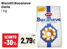 Coop famiglia cooperativa Biscotti Bucaneve Doria offerta
