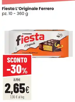 Coop famiglia cooperativa Fiesta L'Originale Ferrero offerta