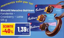 Coop famiglia cooperativa Biscotti Messino Bahlsen offerta