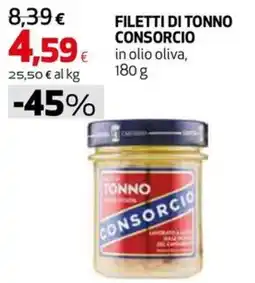 Extracoop Filetti di tonno consorcio offerta