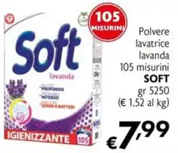 Maxi Supermercati Polvere lavatrice lavanda SOFT offerta