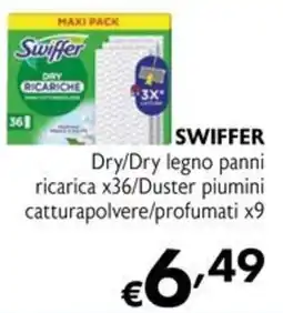 Maxi Supermercati Swiffer Dry/Dry legno panni ricarica/Duster piumini catturapolvere/profumati offerta