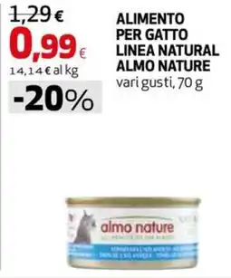 Extracoop Alimento per gatto linea natural Almo Nature offerta
