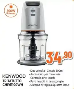 Ipercoop Kenwood Tritatutto CHP61100WH offerta