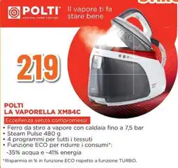 Ipercoop Polti la vaporella xm84c offerta