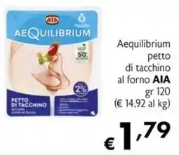 Maxi Supermercati Aequilibrium petto di tacchino al forno AIA offerta