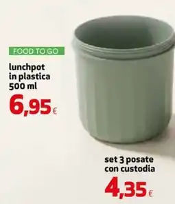 Extracoop lunchpot in plastica offerta