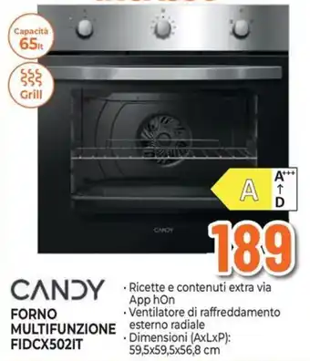 Forno multifunzione Candy