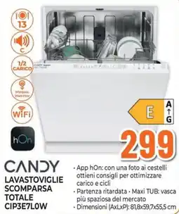 Ipercoop Candy lavastoviglie scomparsa totale offerta
