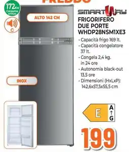 Ipercoop Smartway frigorifero due porte offerta