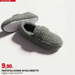 Extracoop Pantofola donna in pile orsetto offerta
