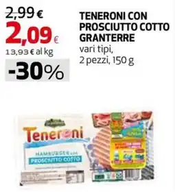Extracoop Teneroni con prosciutto cotto offerta
