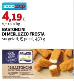 Extracoop Bastoncini di merluzzo frosta offerta