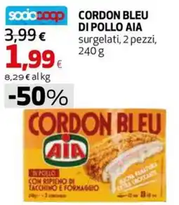 Extracoop Cordon bleu di pollo AIA offerta