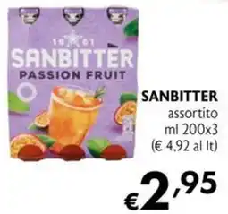 Maxi Supermercati Sanbitter passion fruit offerta