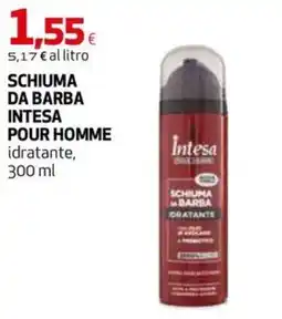 Extracoop Schiuma da barba Intesa Pour Homme offerta