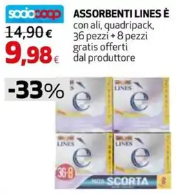 Extracoop Assorbenti Lines è offerta