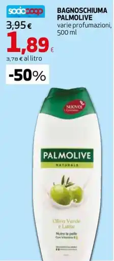 Extracoop Bagnoschiuma Palmolive Naturals offerta